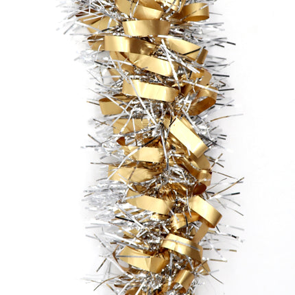 5x 2.5m Christmas Tinsel Xmas Garland Sparkly Snowflake Party Natural Home Decor - Zmart Australia