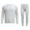 Mens 2PCS SET Set Merino Wool Top Pants Thermal Leggings Long Johns Underwear - Beige
