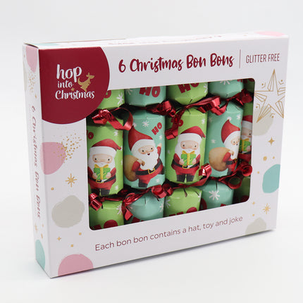 6 Pack Christmas Bon Bon Set Xmas Holly Berries Luxury Premium Crackers Gift Toy