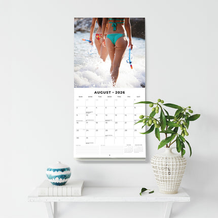 Bikini Babes 2026 Premium Square Wall Calendar