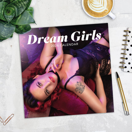 Dream Girls 2026 Premium Square Wall Calendar