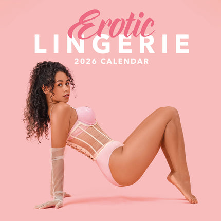 Erotic Lingerie 2026 Premium Square Wall Calendar