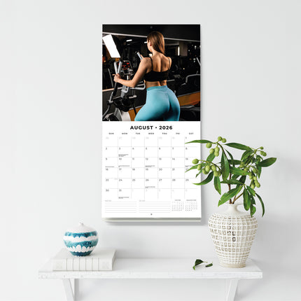 Gym Girls 2026 Premium Square Wall Calendar