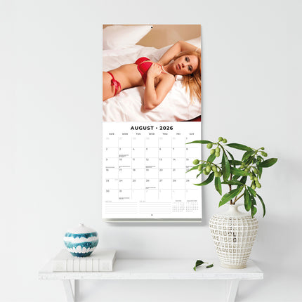 Ladies In Red 2026 Premium Square Wall Calendar