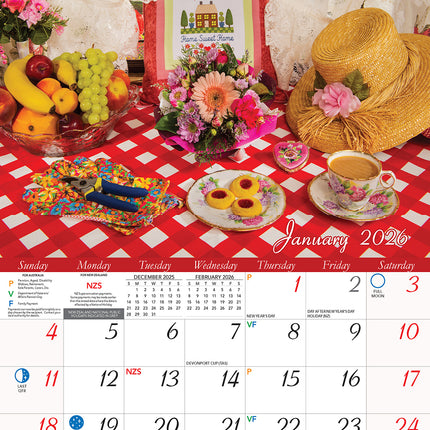 Friendships 2026 Rectangle Wall Calendar