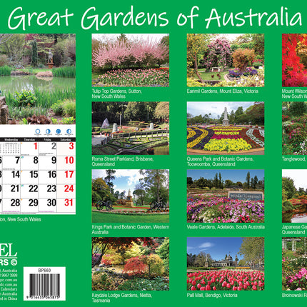 Great Gardens 2026 Rectangle Wall Calendar