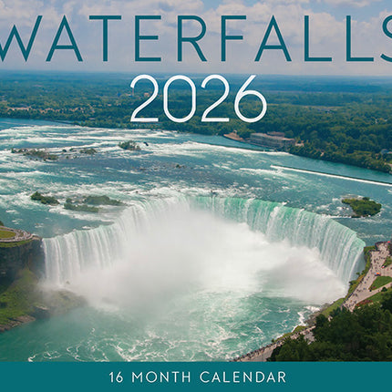2026 Waterfalls Rectangle Wall Calendar
