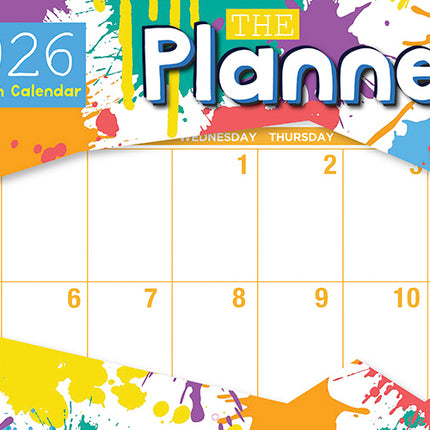 2026 Planner Rectangle Wall Calendar