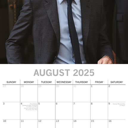 Cillian Murphy 2025 Square Wall Calendar 16 Months Premium New Year Planner Gift