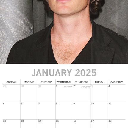 Cillian Murphy 2025 Square Wall Calendar 16 Months Premium New Year Planner Gift