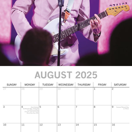 Rick Astley - 2025 Square Wall Calendar 16 Months Premium New Year Planner Gift