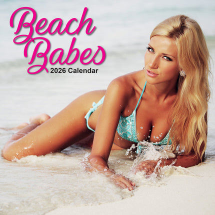 Beach Babes - 2026 Square Wall Calendar 16 Months New Year Premium Planner Gift