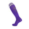 Purple Athletic Knee High Socks - Breathable Sports Socks for Running, Basketball & Gym