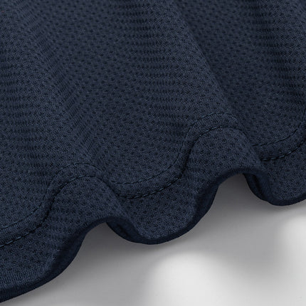 Adults Unisex Men's Plain Basketball Jersey Shirt Singlet Gym Sports Basic Tops - Navy