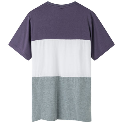 men's-adult-unisex-drop-shoulder-colorblock-t-shirt-top-cascual-plain-basic-tee