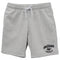 Men's Fleece Shorts Casual Sports Sweat Pants w Elastic Waist Drawstring Pockets - Light Grey