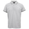 Men's Unisex Polo Shirts Basic Plain Breathable Tops Cotton Cascual Sport Shorts - Light Grey