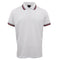 Men's Unisex Polo Shirts Basic Plain Breathable Tops Cotton Cascual Sport Shorts - White
