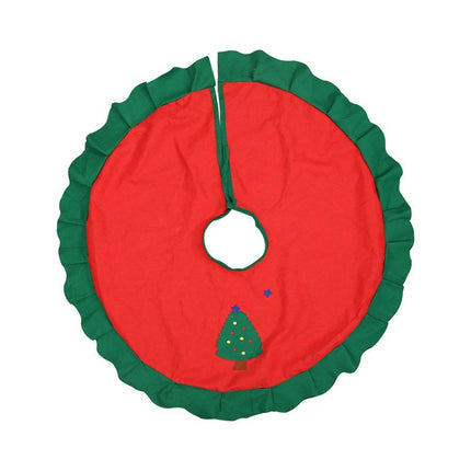 New 90cm 35" Christmas Tree Skirt Felt Floor Decorations Xmas Santa Snowman Gift - Zmart Australia