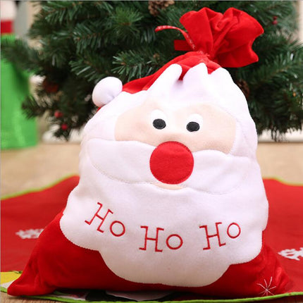 New Christmas Large Jumbo Felt Santa Sack Children Xmas Gifts Candy Stocking Bag - Zmart Australia