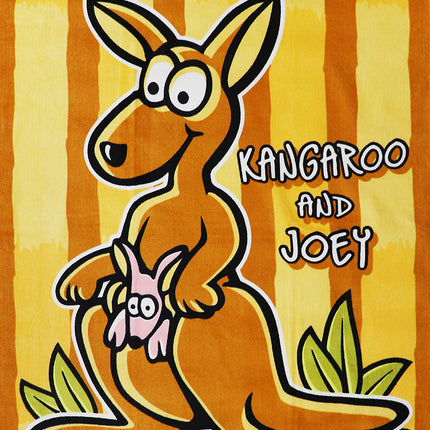 100% Cotton Australian Souvenir Aussie Kangaroos Flag Soft Beach Bath Towel Gift