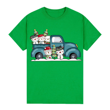 100-cotton-christmas-t-shirt-adult-unisex-tee-tops-car-with-snowman