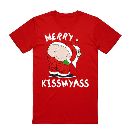 100-cotton-christmas-t-shirt-adult-unisex-tee-tops-merry-kiss-my-ass