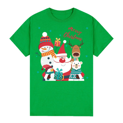 100-cotton-christmas-t-shirt-adult-unisex-tee-tops-santa-gathering