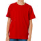 100% Cotton Kids T Shirt Childrens Boys Girls Basic Plain Short Sleeve Tee Tops - Red