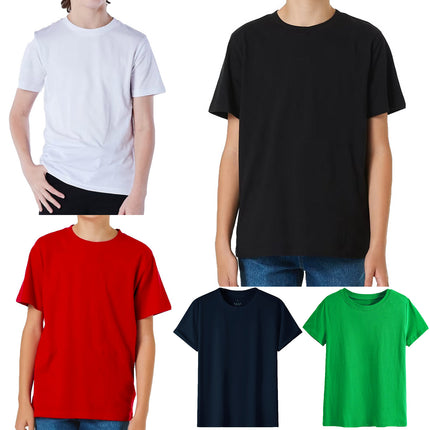 100-cotton-kids-t-shirt-childrens-boys-girls-basic-plain-short-sleeve-tee-tops