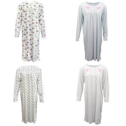 100-cotton-women-nightie-night-gown-pajamas-pyjamas-winter-sleepwear-pjs-dress