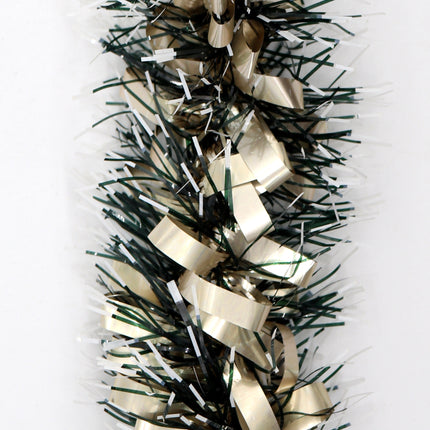 5x 2.5m Christmas Tinsel Xmas Garland Sparkly Snowflake Party Natural Home Decor - Zmart Australia
