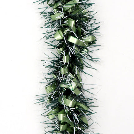 5x 2.5m Christmas Tinsel Xmas Garland Sparkly Snowflake Party Natural Home Decor - Zmart Australia
