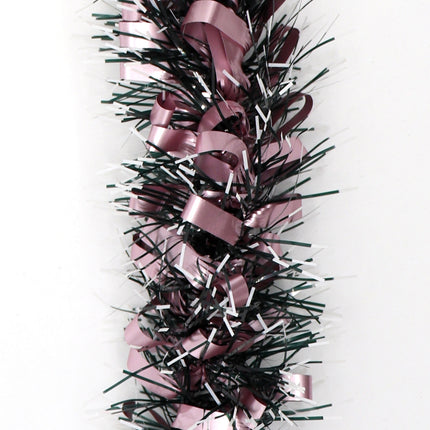 5x 2.5m Christmas Tinsel Xmas Garland Sparkly Snowflake Party Natural Home Decor - Zmart Australia