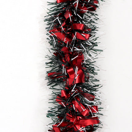 5x 2.5m Christmas Tinsel Xmas Garland Sparkly Snowflake Party Natural Home Decor - Zmart Australia