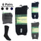 6 Pairs Men's Thick Bamboo Heavy Duty Work Tough Socks Warm Thermal Hiking Camp - Mixed Colour