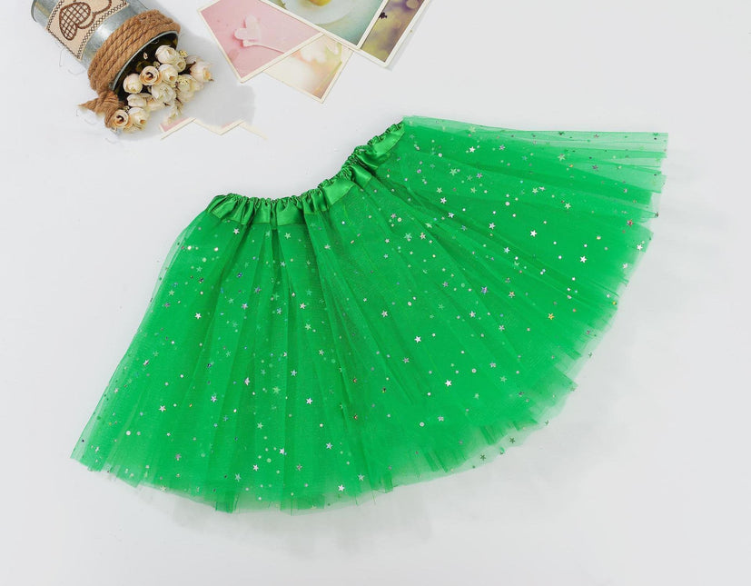 sequin-tulle-tutu-skirt-ballet-kids-princess-dressup-party-baby-girls-dance-wear