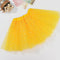 Sequin Tulle Tutu Skirt Ballet Kids Princess Dressup Party Baby Girls Dance Wear - Yellow