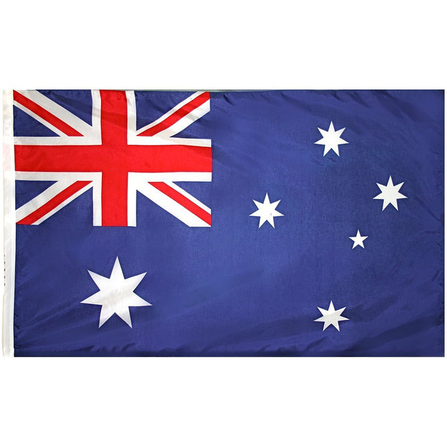 Australia Day Australian National OZ Flag Heavy Duty Souvenir 75x150cm (2.5x5ft) - Zmart Australia