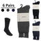 6 Pairs Bamboo Thick Premium Work Socks Tough Heavy Duty Thermal Odor Resistant - Mixed Colour