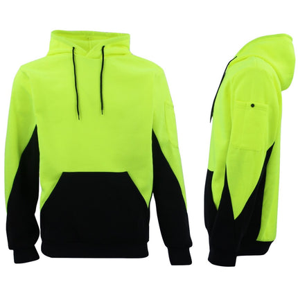 hi-vis-safety-fleece-lined-hoodie-jumper-jacket-workwear-kangaroo-pen-pocket