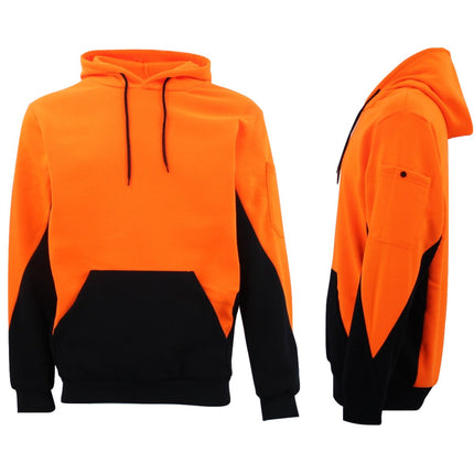 hi-vis-safety-fleece-lined-hoodie-jumper-jacket-workwear-kangaroo-pen-pocket