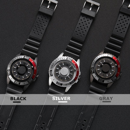 Men's Innovative Metal Magnetic Multi-function Quartz Sports Watch Strap Gift - Zmart Australia