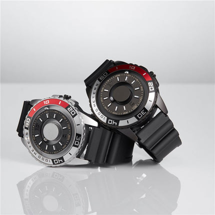 Men's Innovative Metal Magnetic Multi-function Quartz Sports Watch Strap Gift - Zmart Australia