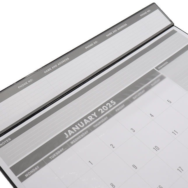 2026 Desktop Deluxe Pad Planner Table Top Monthly Tear-Off Sheets Calendar Gift