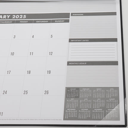 2026 Desktop Deluxe Pad Planner Table Top Monthly Tear-Off Sheets Calendar Gift
