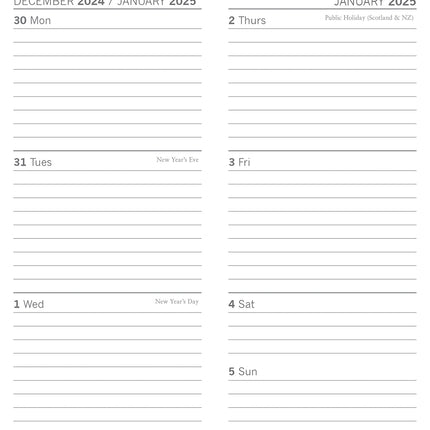 Hokusai - 2025 Flexi Pocket Diary Premium Planner Christmas Xmas New Year Gift