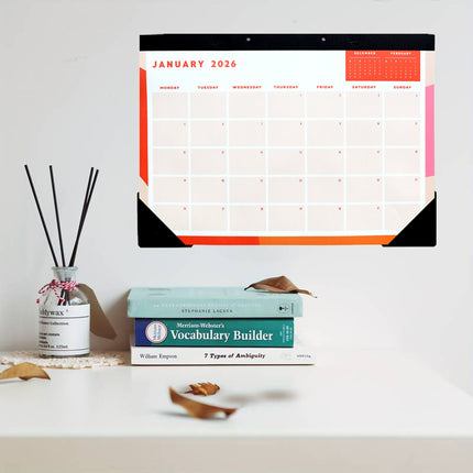 2026 A3 Desk Wall Calendar Home Family Tear Off Planner Organiser