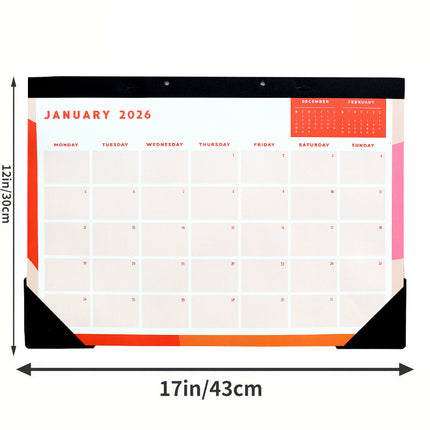 2026 A3 Desk Wall Calendar Home Family Tear Off Planner Organiser