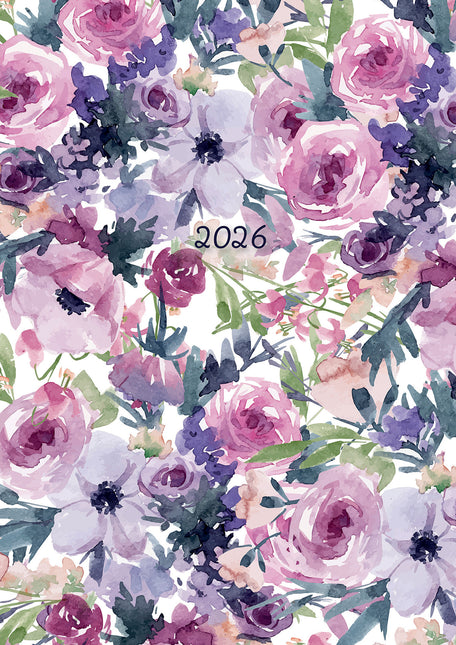 Lilac Blush 2026 A5 Padded Diary